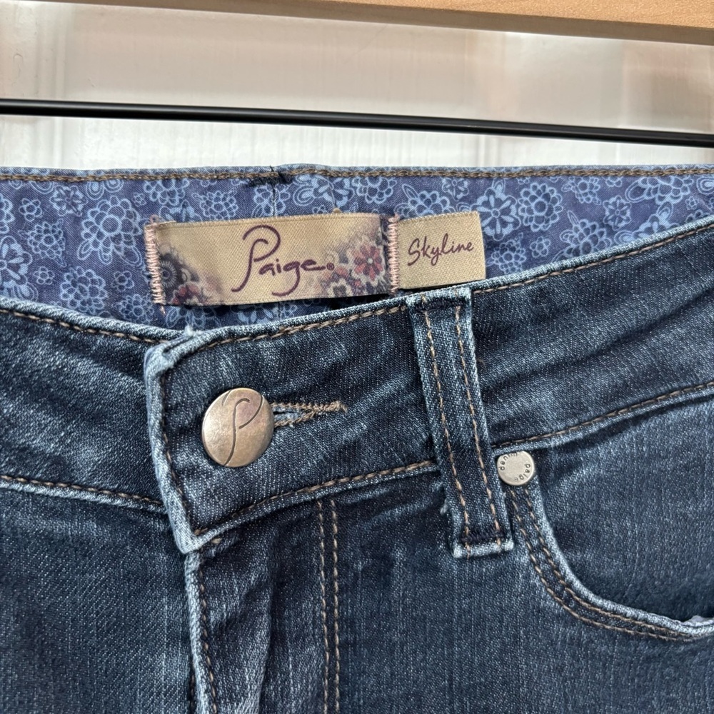 Dark Wash Skinny Jeans | Paige Denim 27 - Picture 5 of 14
